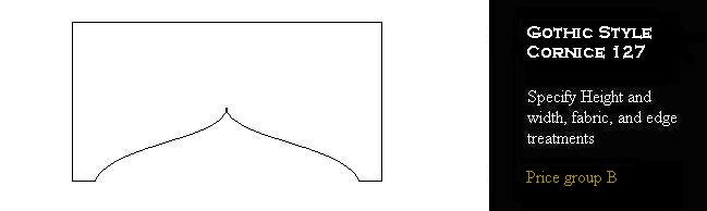 Gothic Style Cornice 127